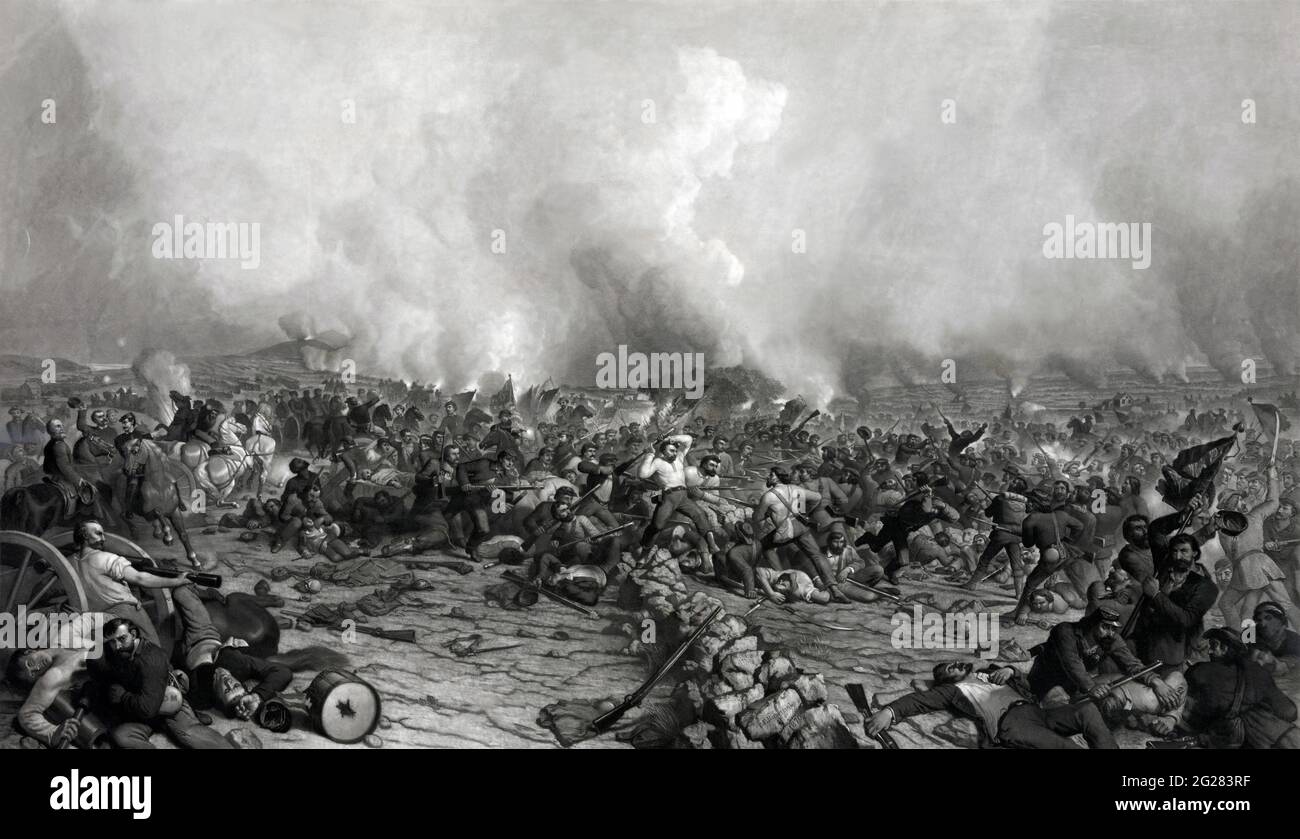 Battle of gettysburg 1863 hi-res stock photography and