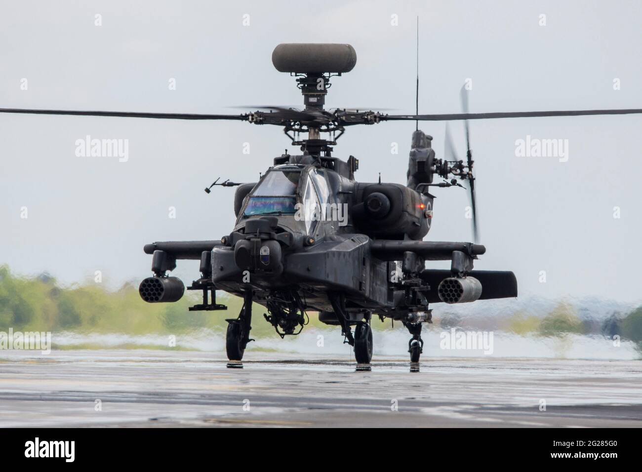 U.S. Army AH-64D Apache Longbow. Stock Photo