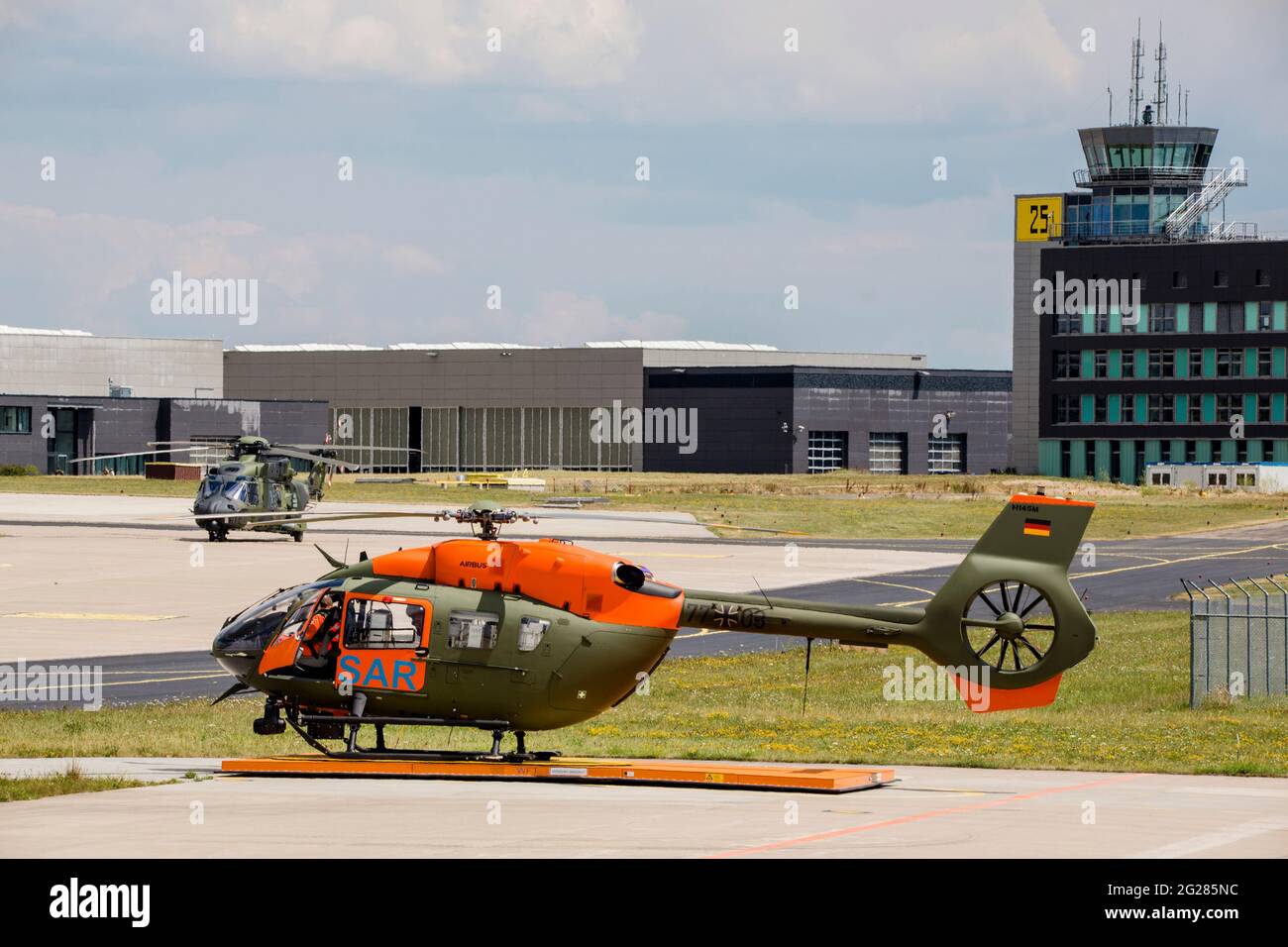 Airbus H145 medevac helicopter of the German Army, Niederstetten