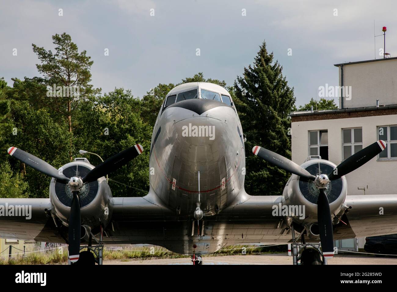 Australian Air Force C-47 Dakota at the German Air Force museum. Stock Photo