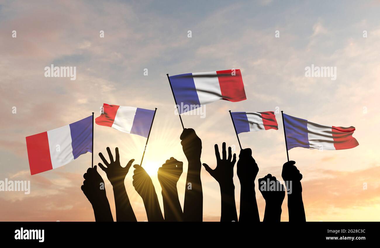 France flag, french flag, wind flag, revolution, war, French revolution, revolution  flag 16720428 PNG