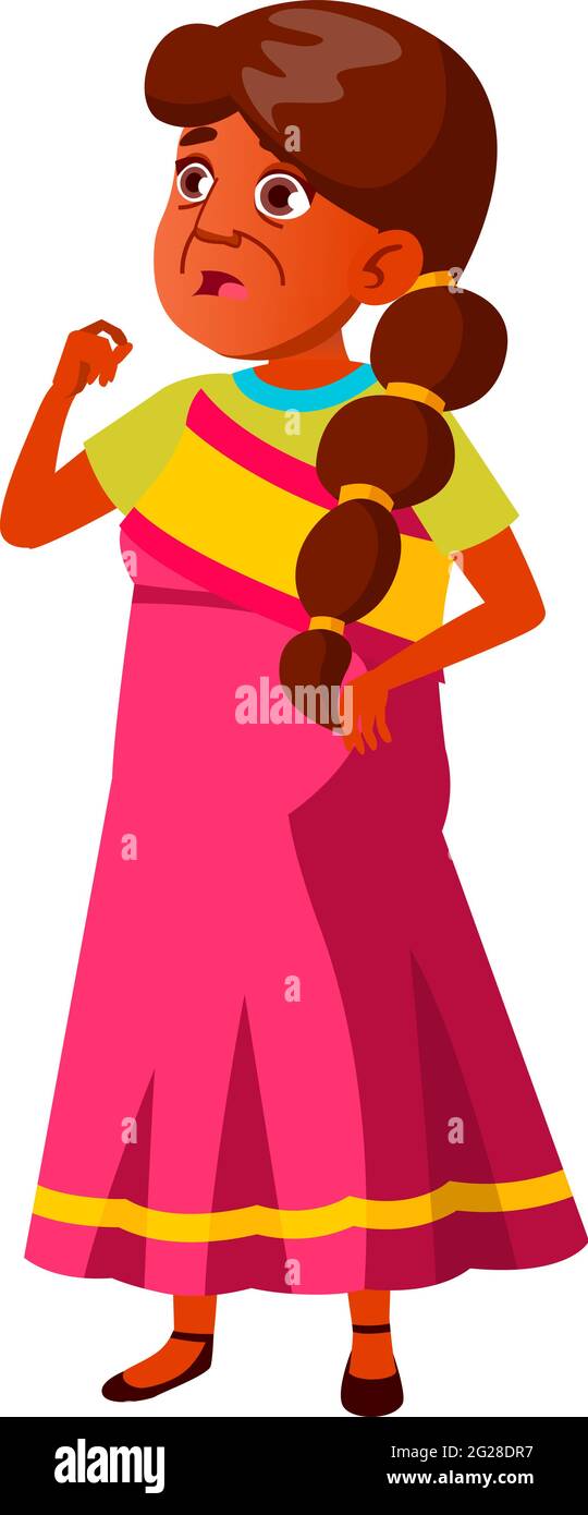 Indian grandma and grandchild Cut Out Stock Images & Pictures - Alamy
