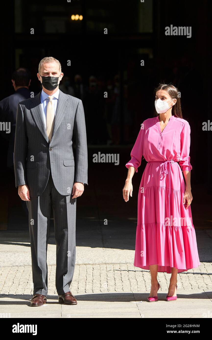 Madrid, Madrid, Spain. 9th June, 2021. King Felipe VI of Spain, Queen