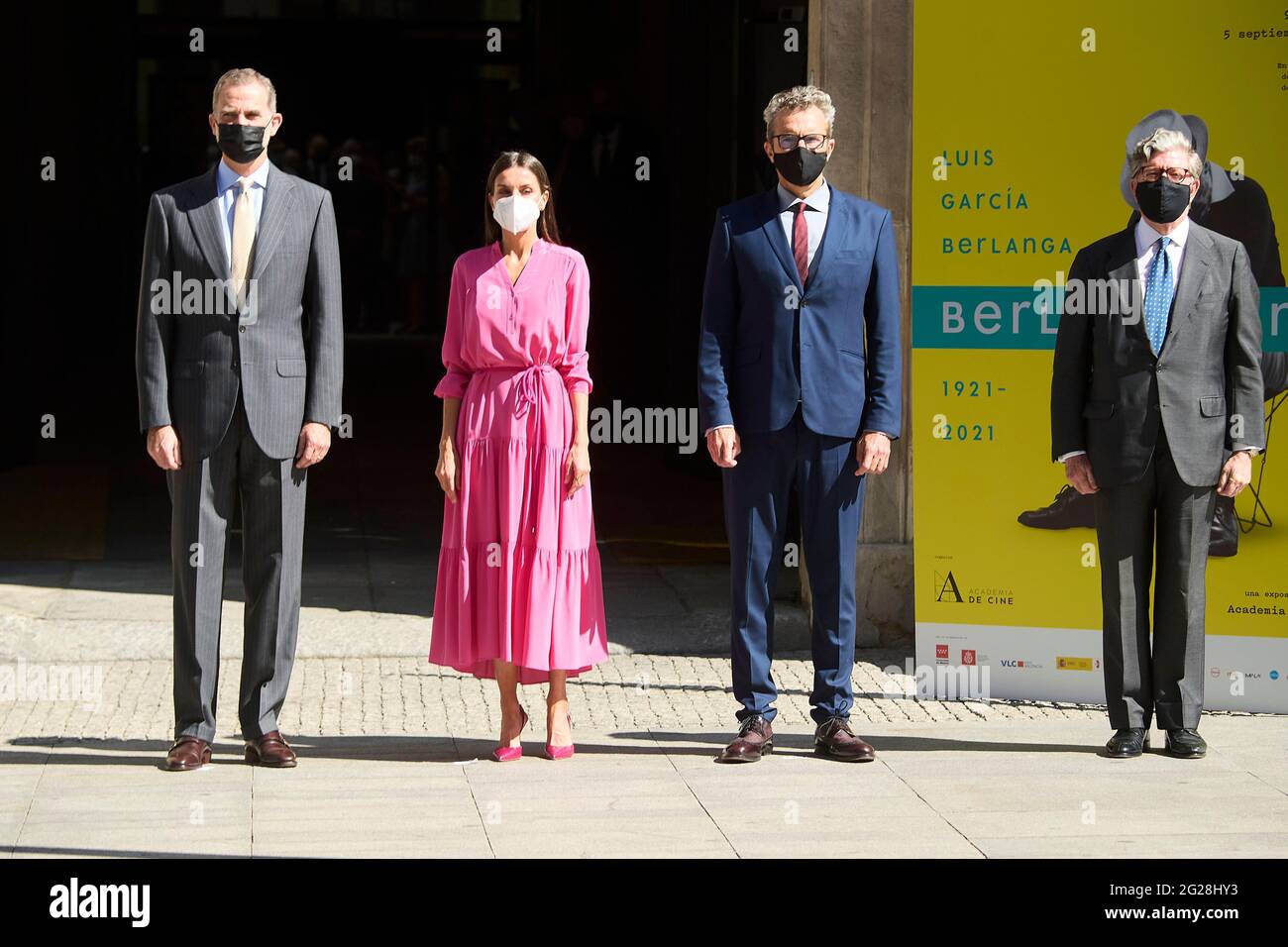 Madrid, Madrid, Spain. 9th June, 2021. King Felipe VI of Spain, Queen
