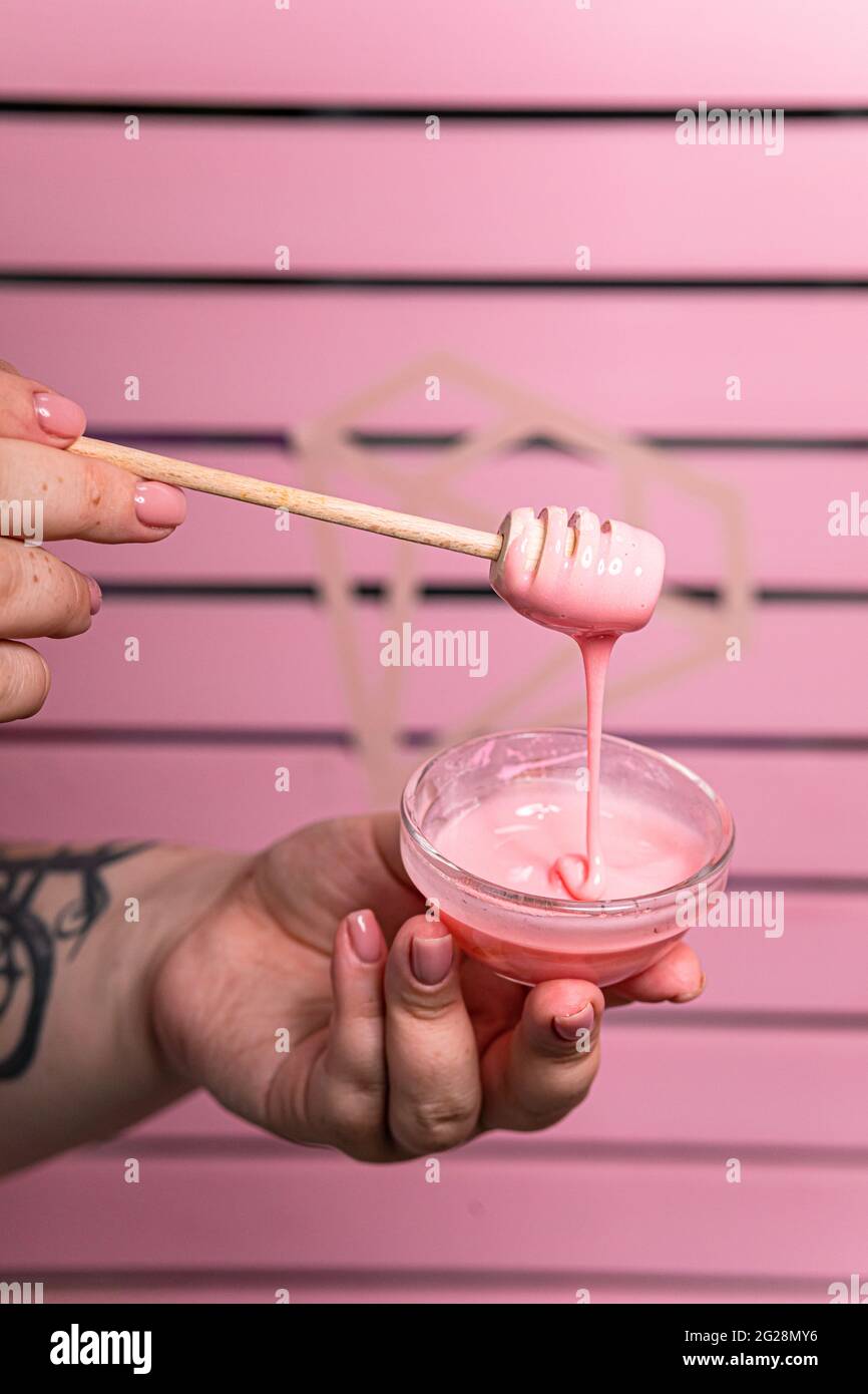 delicious juicy body milk cream for skin Stock Photo Alamy