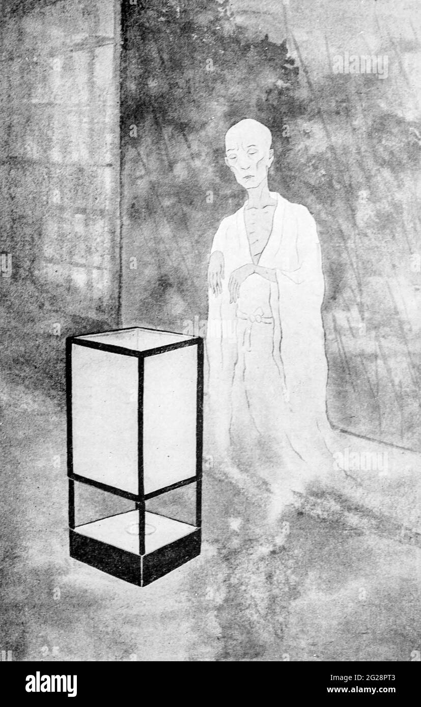 The Ghost of a priest From the book ' The story of the geisha girl ' by Taizo Fujimoto, Published in London by T. Werner Laurie Stock Photo