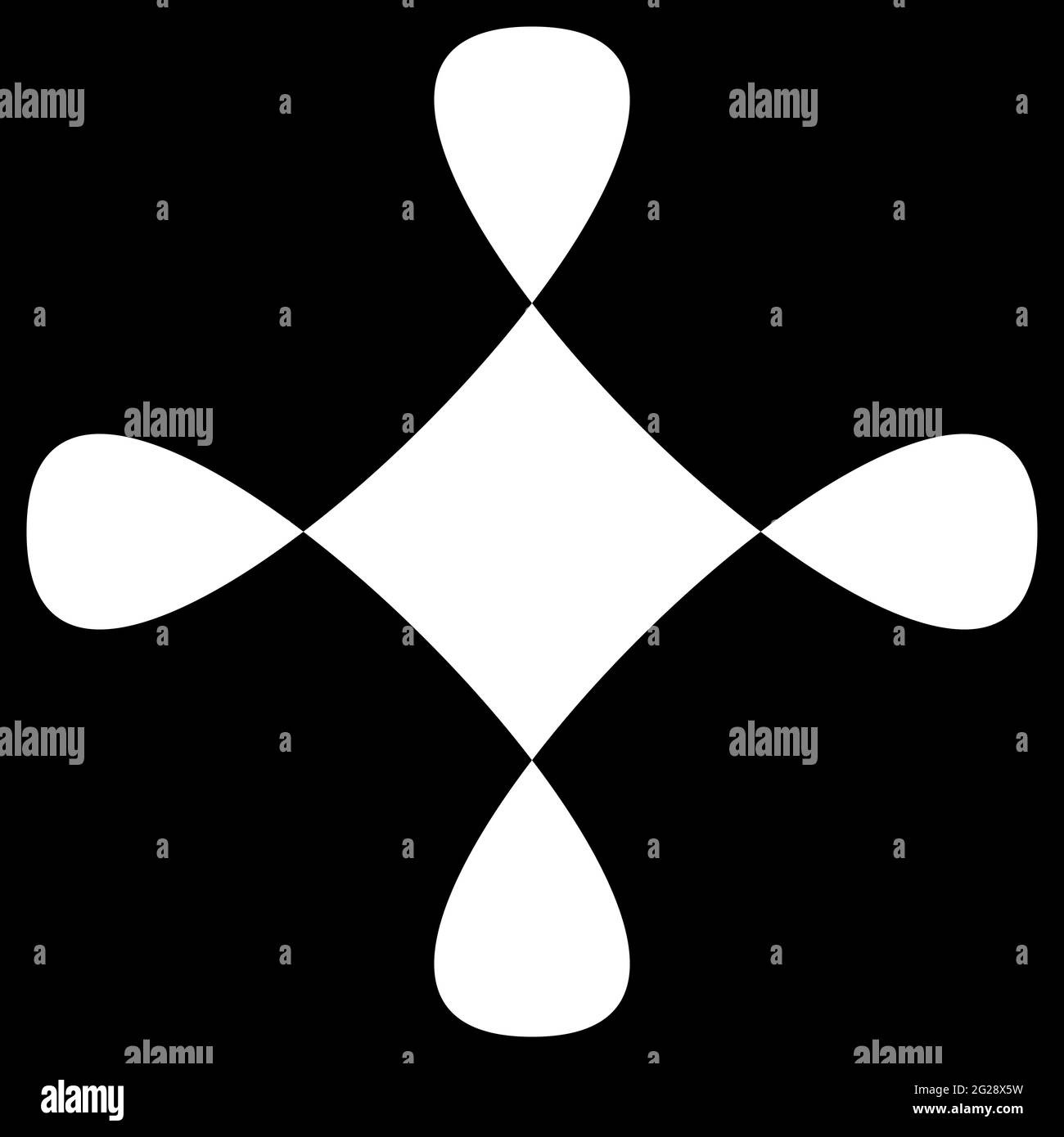 Abstract shape, design element vector – Stock vector illustration, Clip ...