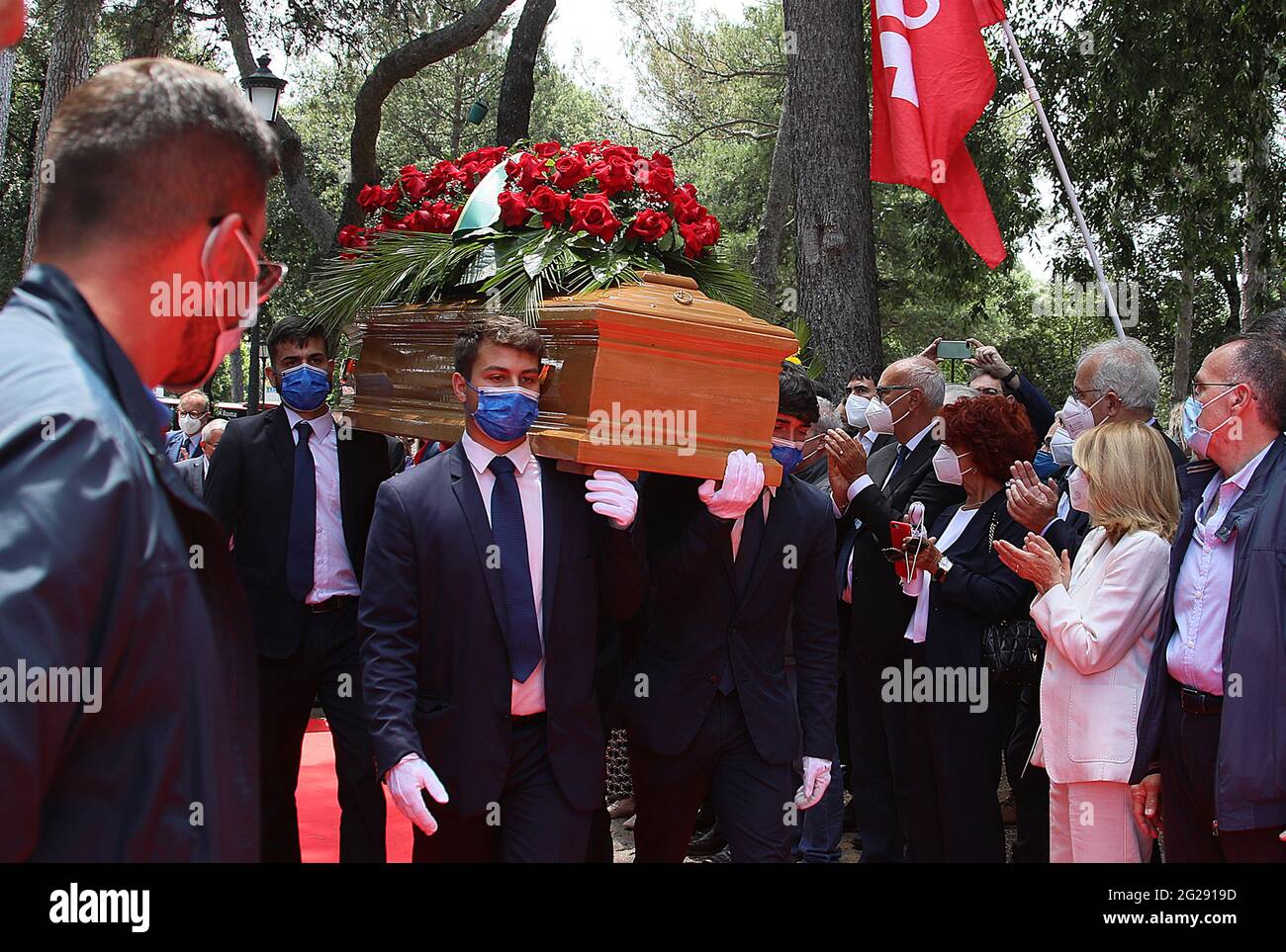 Rome, Italy. 09th June, 2021. Rome Secular commemoration for the death of the former General Secretariat of the CGIL Gugliemo Epifani at the Casa del Cinema Pictured: Credit: Independent Photo Agency/Alamy Live News Stock Photo