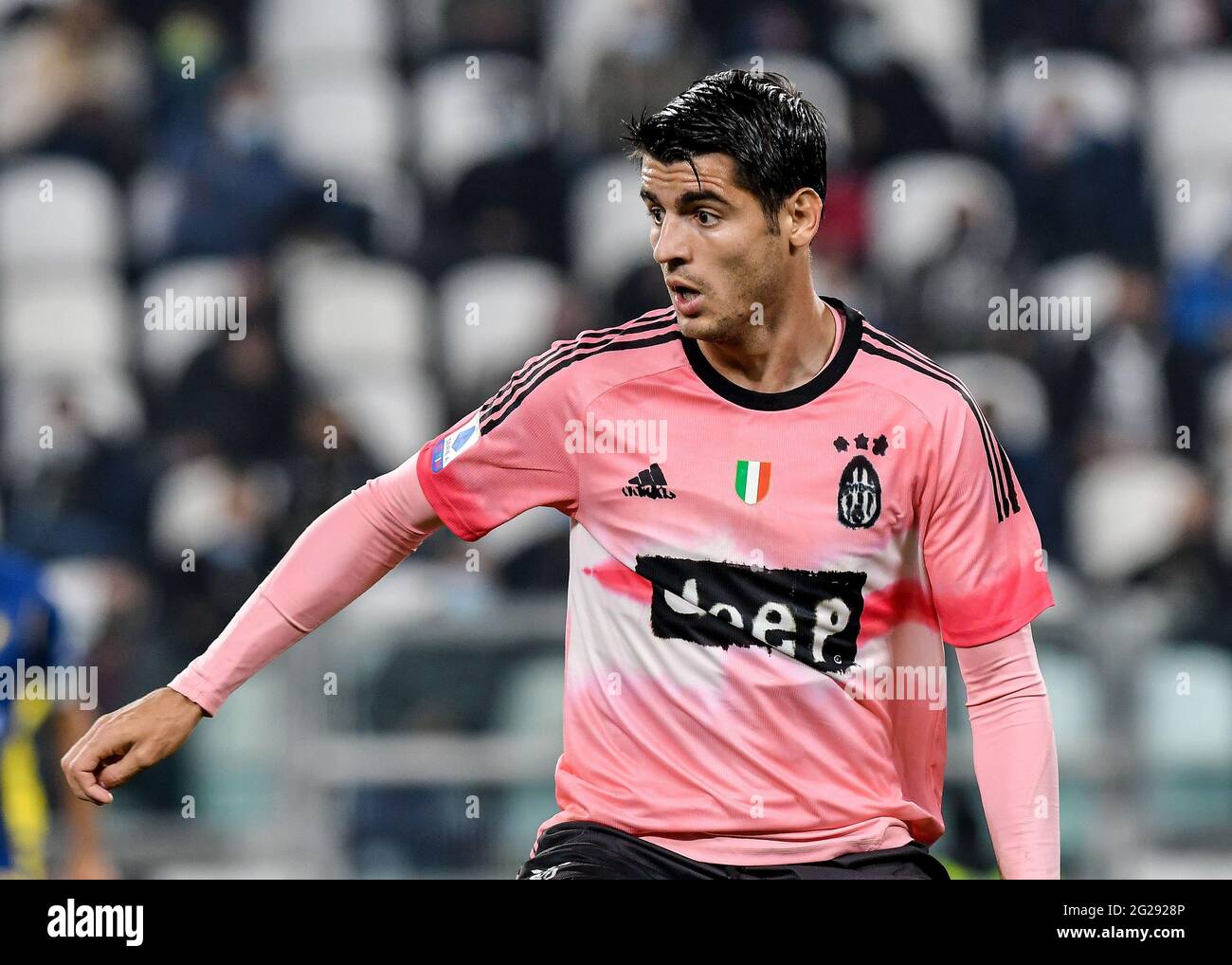 Turin, Italy. 01st June, 2021. Alvaro Morata of Juventus FC during the  Serie A 2020/21 season of Juventus FC at Allianz Stadium in Turin, Italy -  Photo ReporterTorino/LiveMedia Credit: Independent Photo Agency/Alamy