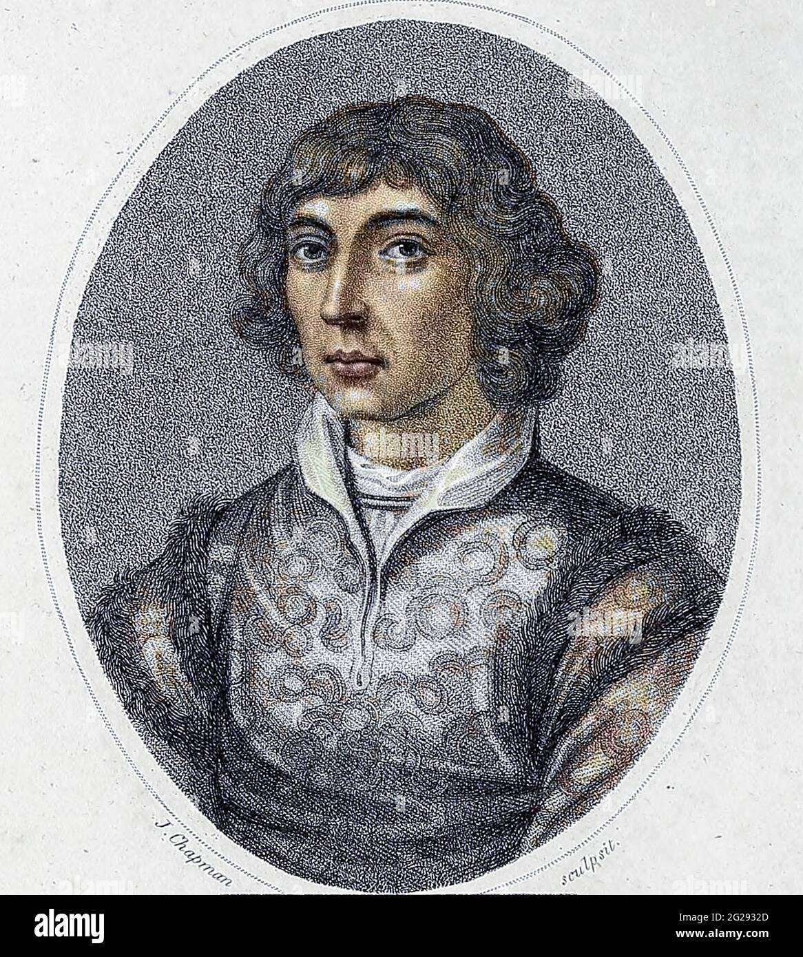 Nicolaus Copernicus (Polish: Mikołaj Kopernik; German: Niclas Koppernigk, modern: Nikolaus Kopernikus; 19 February 1473 – 24 May 1543) was a Renaissance-era mathematician, astronomer, and Catholic canon who formulated a model of the universe that placed the Sun rather than Earth at its center. In all likelihood, Copernicus developed his model independently of Aristarchus of Samos, an ancient Greek astronomer who had formulated such a model some eighteen centuries earlier Copperplate engraving From the Encyclopaedia Londinensis or, Universal dictionary of arts, sciences, and literature; Volume Stock Photo