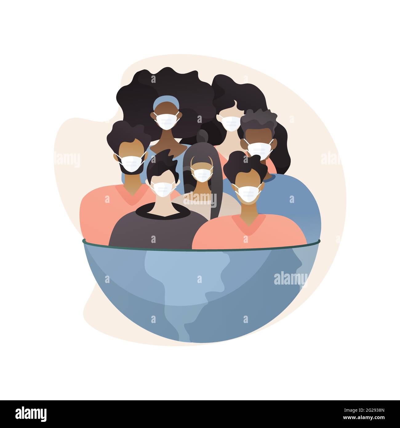 Quarantine abstract concept vector illustration Stock Vector Image ...
