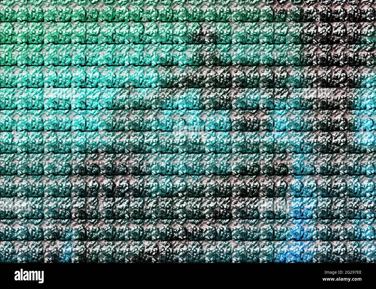 abstract image of cubes background in blue toned Stock Photo - Alamy