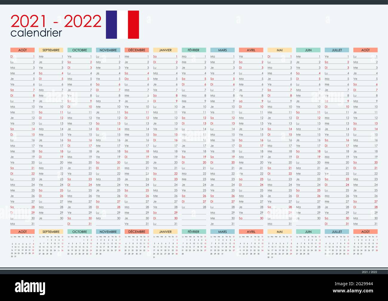 Calendrier H Cup 2023 2024 2021 2022 Yearly Calendar High Resolution Stock Photography And Images -  Alamy