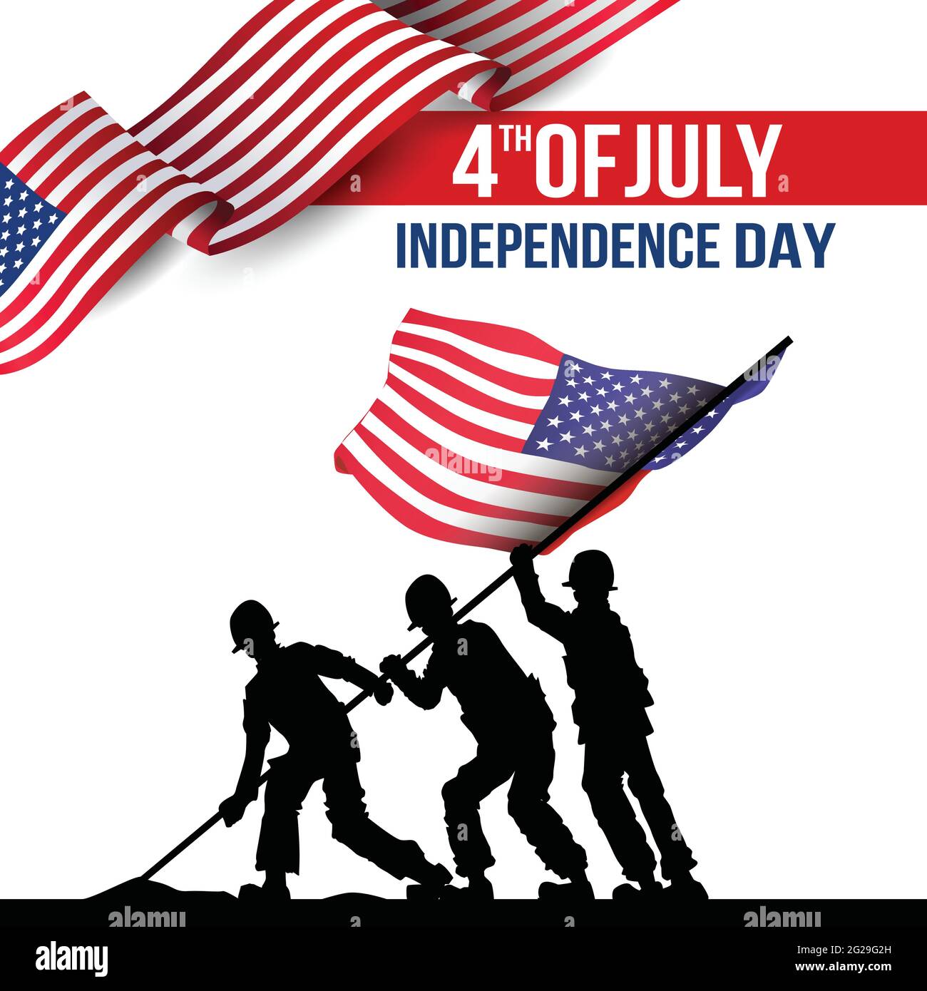 Happy independence day America Vector Template Design Illustration