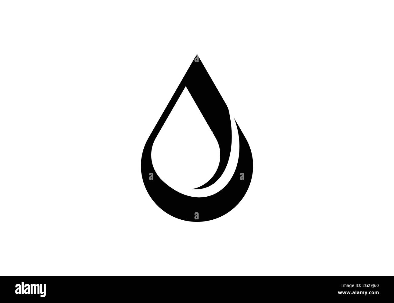 Creative Water drop Logo design vector template Stock Vector Image