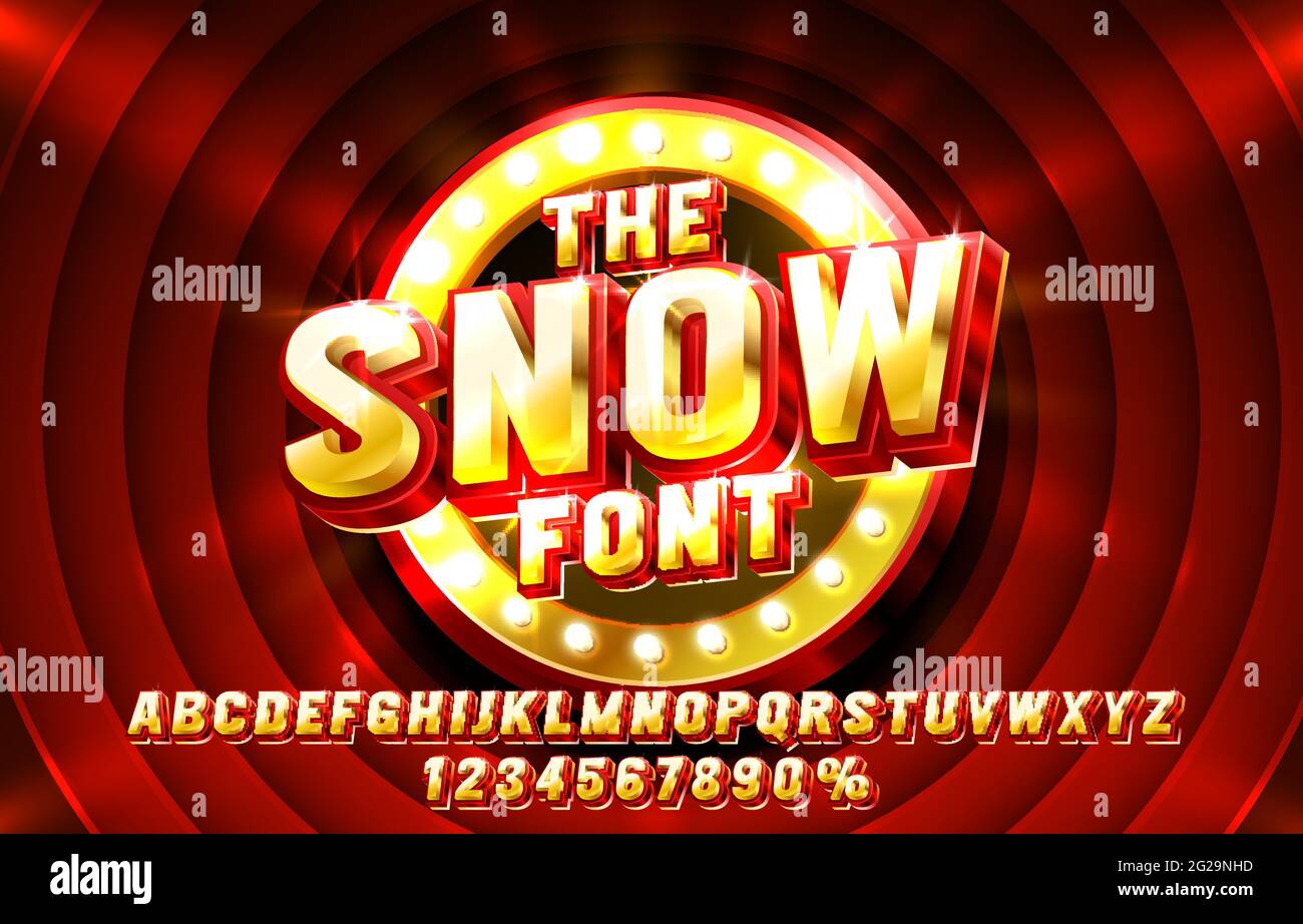 Show font set collection, letters and numbers symbol. Vector