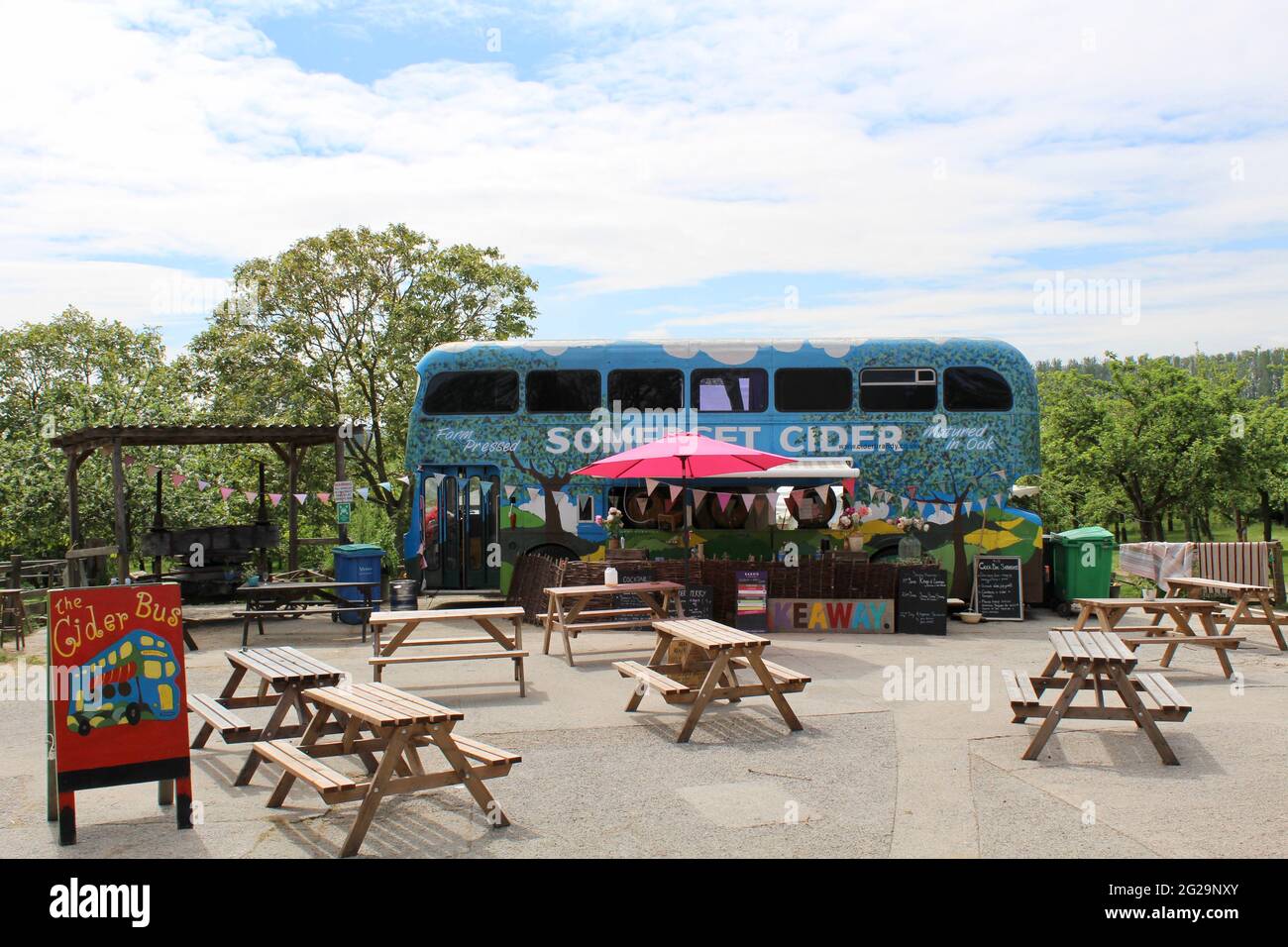The cider bus hires stock photography and images Alamy