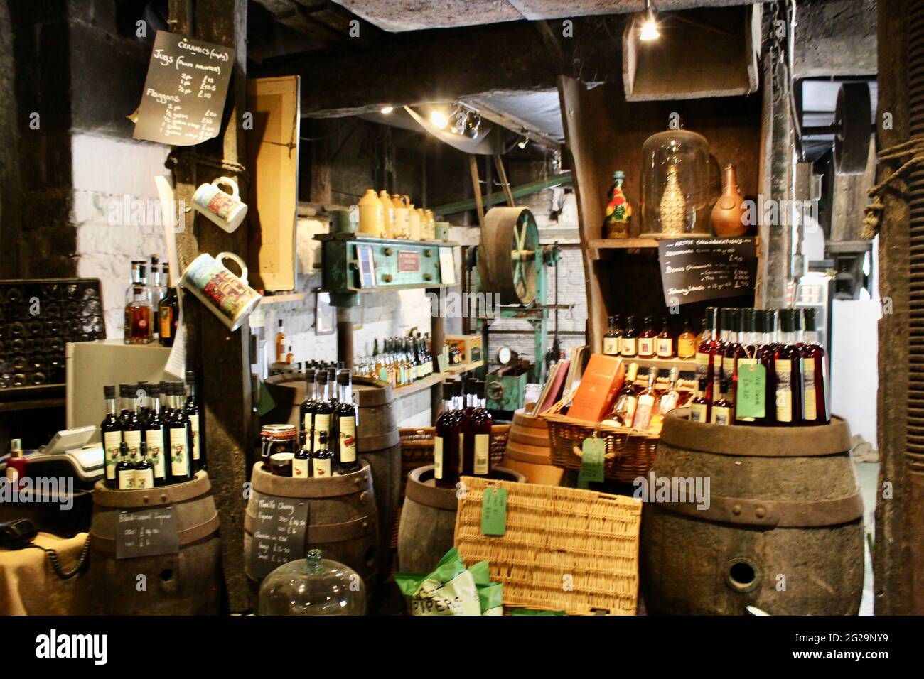 Burrow Hill Cider Farm, Somerset, England, UK Stock Photo Alamy