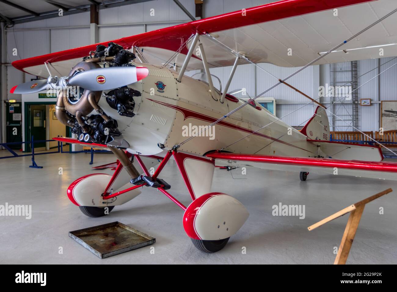 Curtiss-Wright Travel Air 4000 (NC8115) on display at Shuttleworth ...