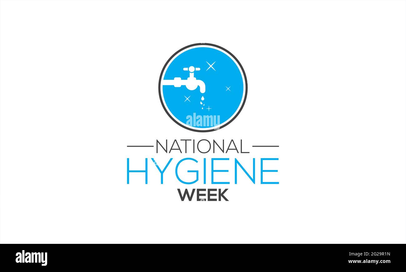 National Hygiene Week Awareness Concept Observed on Every July. Hygiene