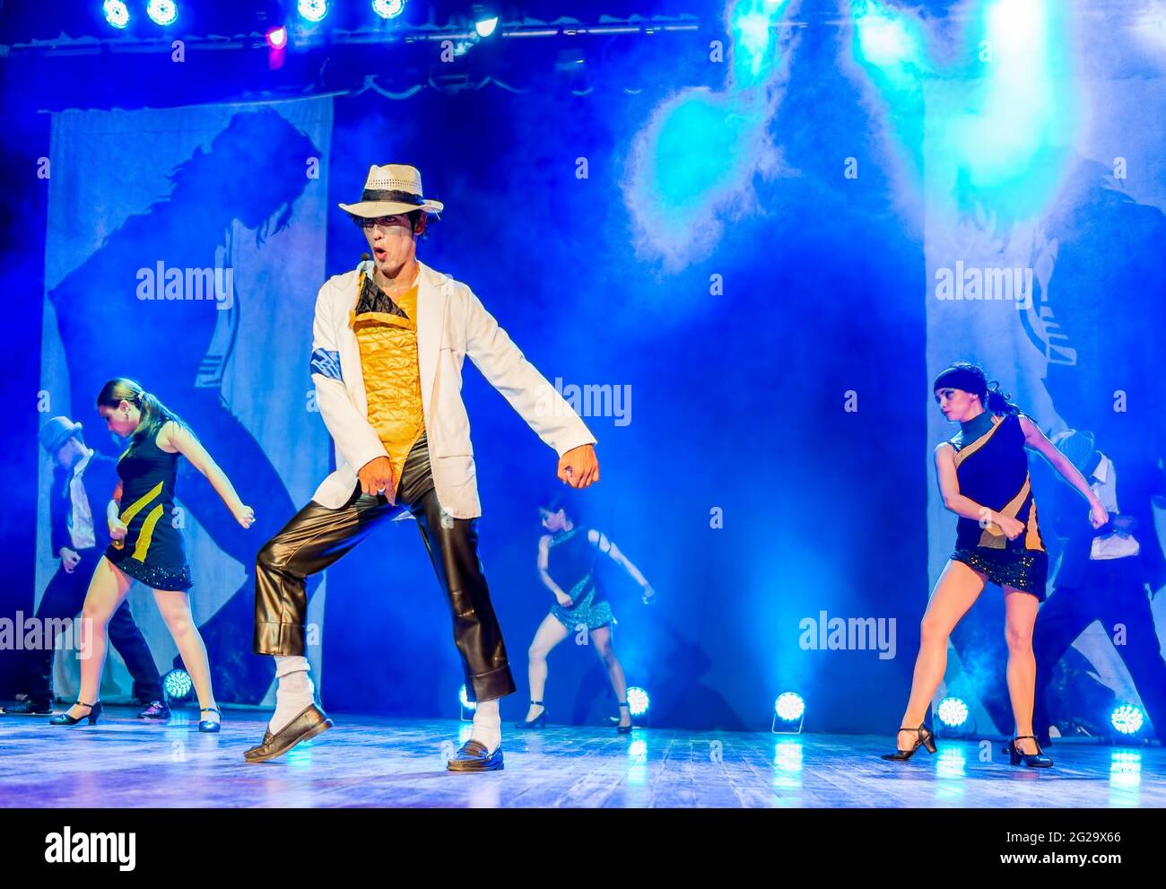 Michael Jackson impersonator performing in a resort in the nothern keys of the central region of Cuba where tourism is developing the fastest in the i Stock Photo