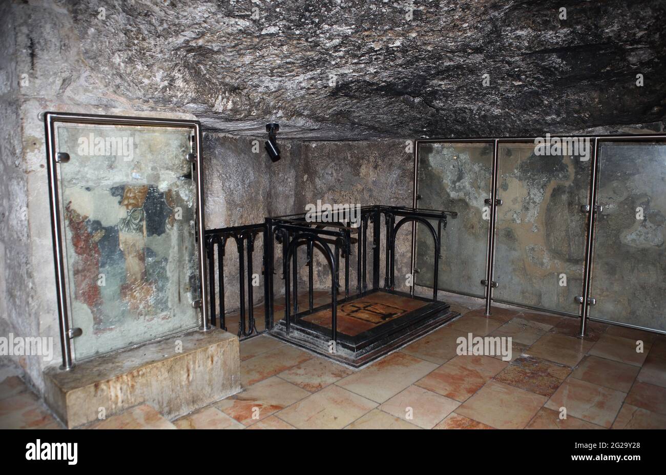 St. Helene or St.Helena Chapel, an ancient quarry, here St. Helene found the Cross on which