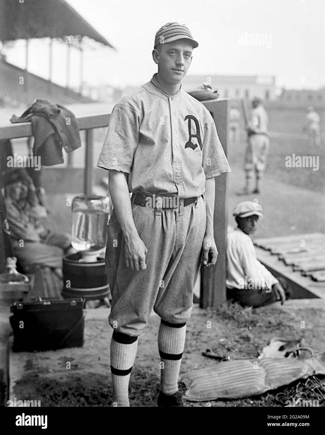 John Weldon Wyckoff, Philadelphia Athletics, 1913. Stock Photo