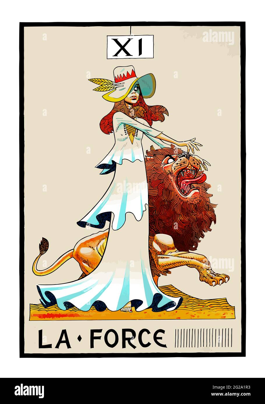 tarot fortune telling card illustration Stock Photo Alamy