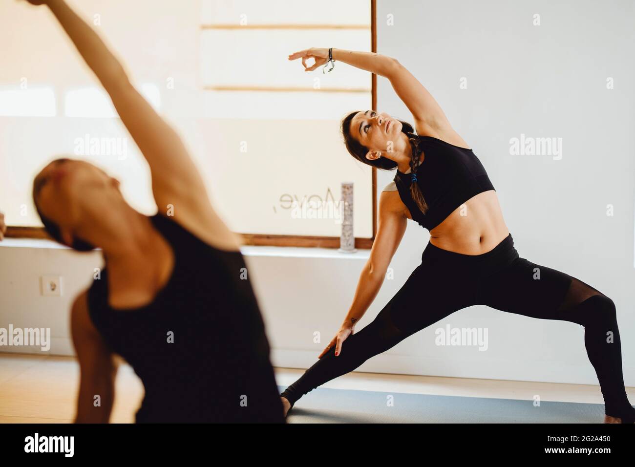 Group young sporty attractive hi-res stock photography and images - Alamy