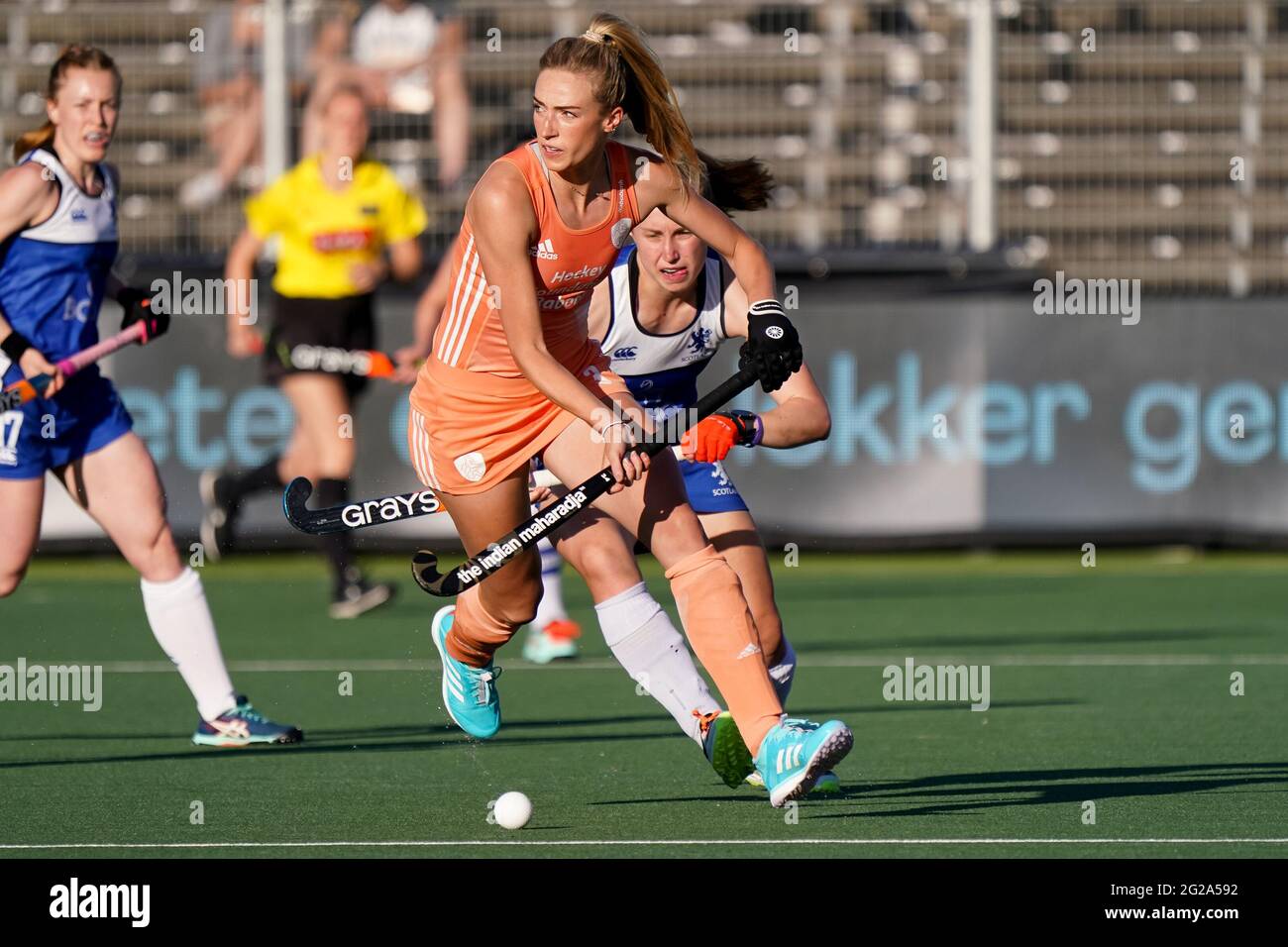 AMSTELVEEN, NETHERLANDS JUNE 9 Sanne Koolen of the Netherlands during the Euro Hockey