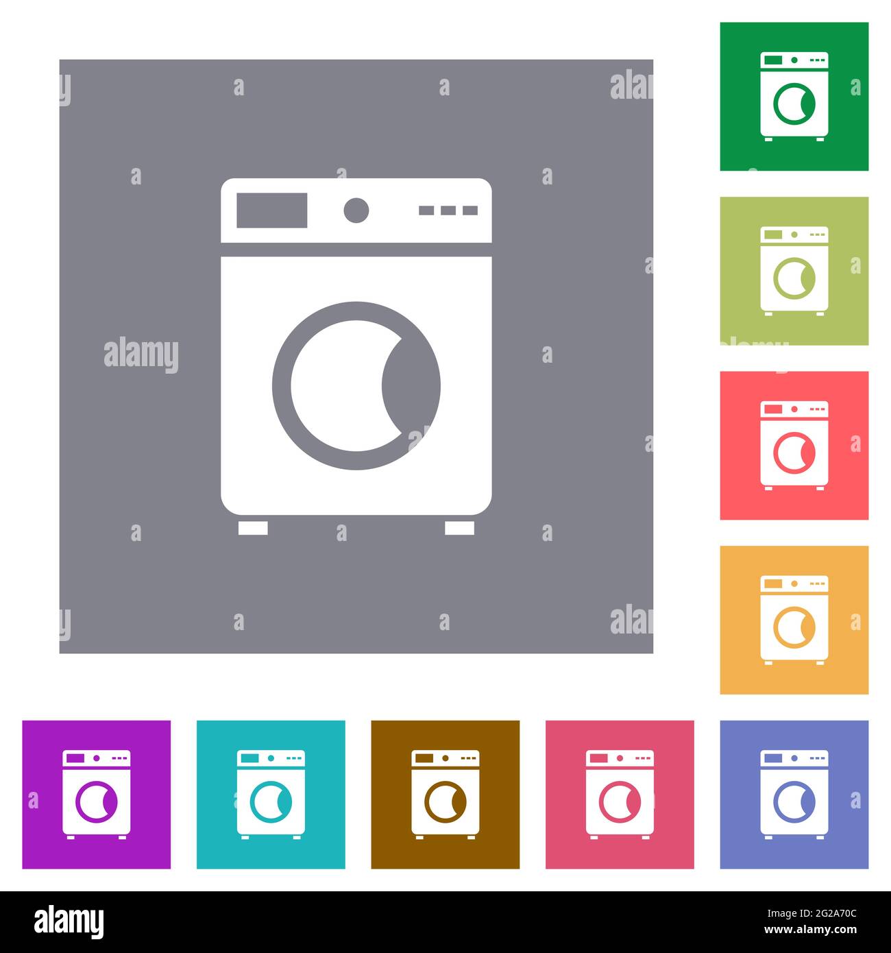 Washer washing machine filled Stock Vector Images - Alamy
