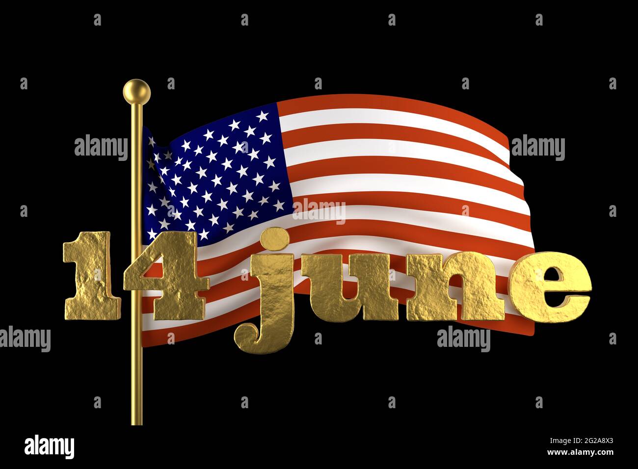 USA Flag Day . United States of America national . Stars and Stripes