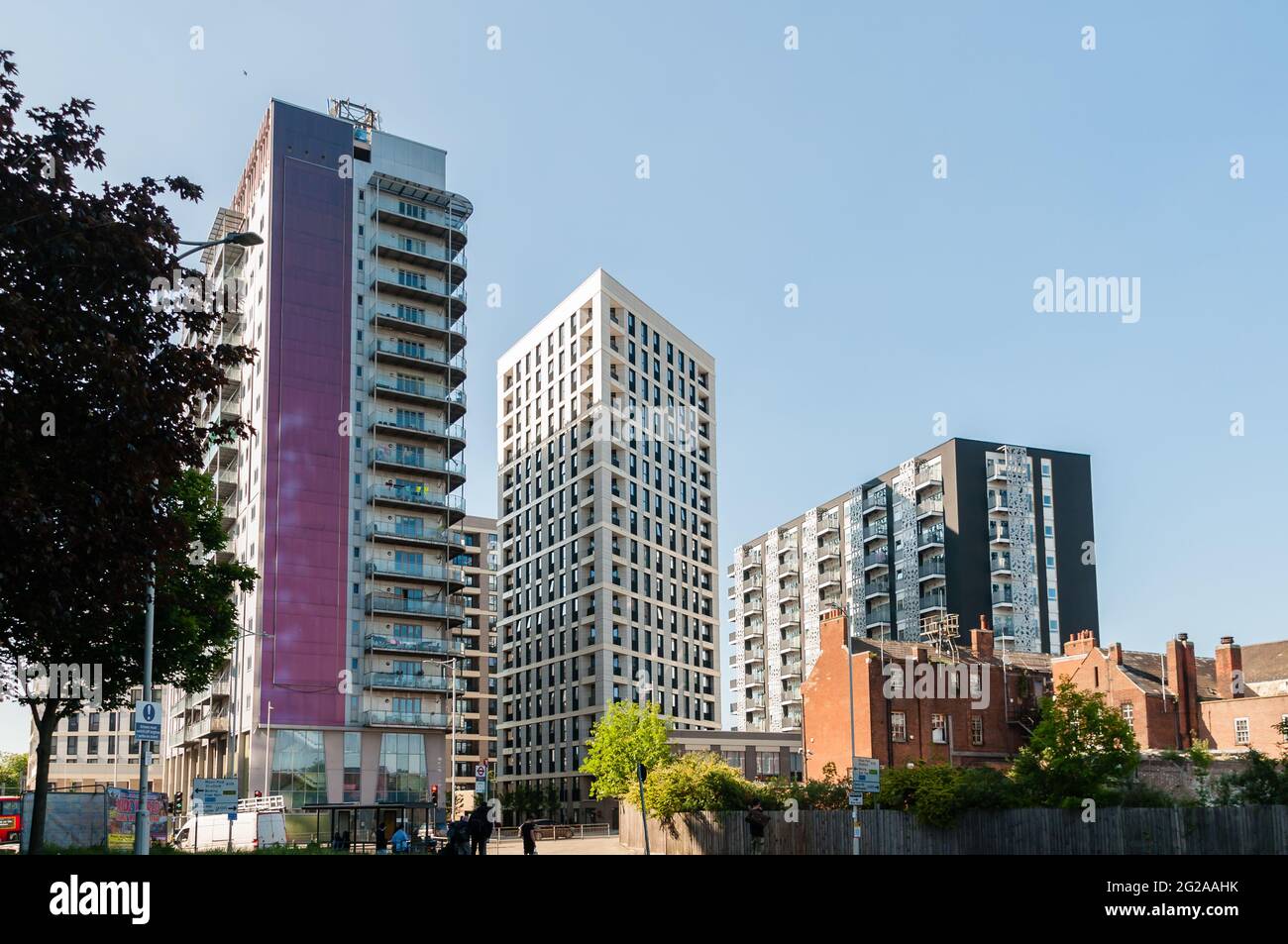 Modern apartment homes in blocks high rise buildings in Ilford Center ...