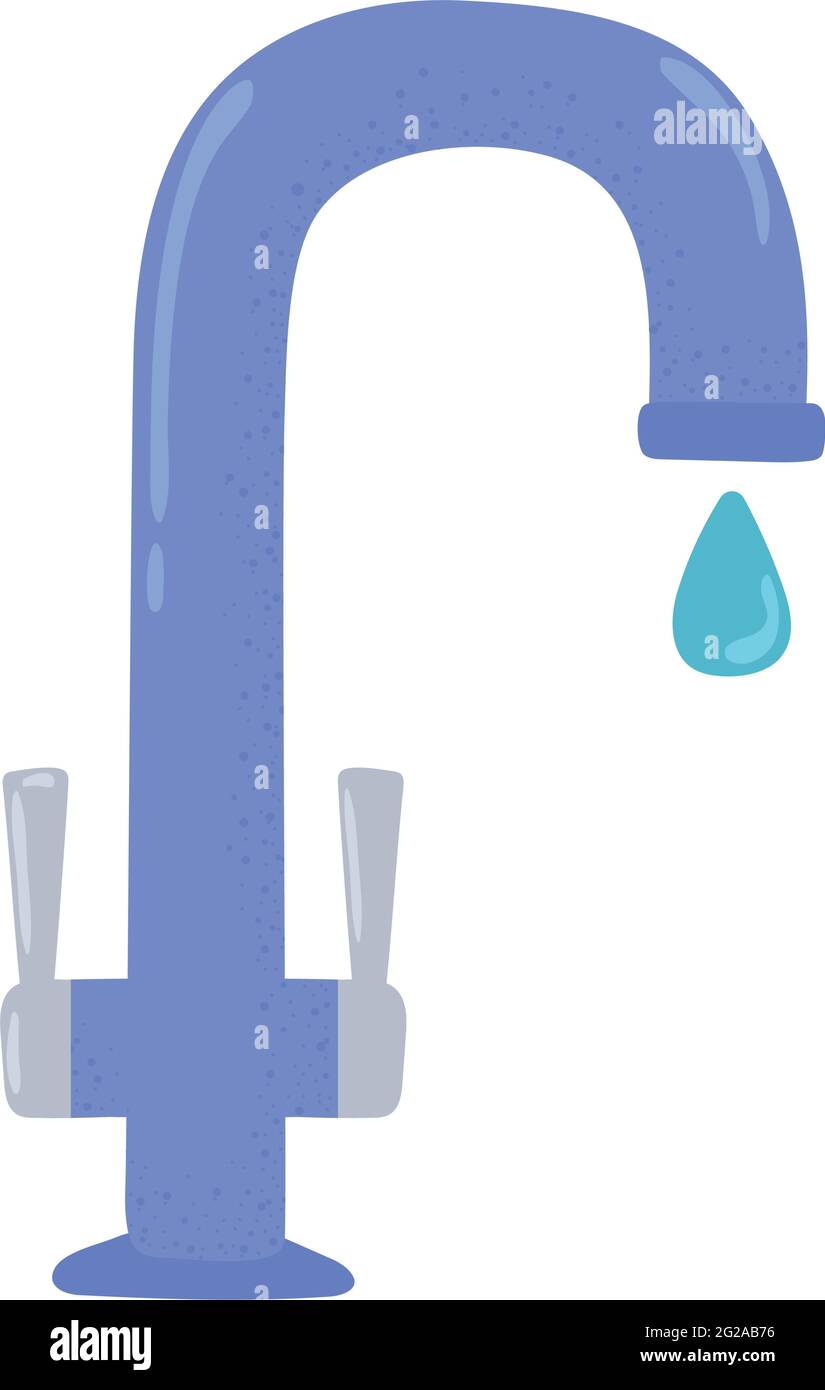faucet drop water Stock Vector Image & Art - Alamy