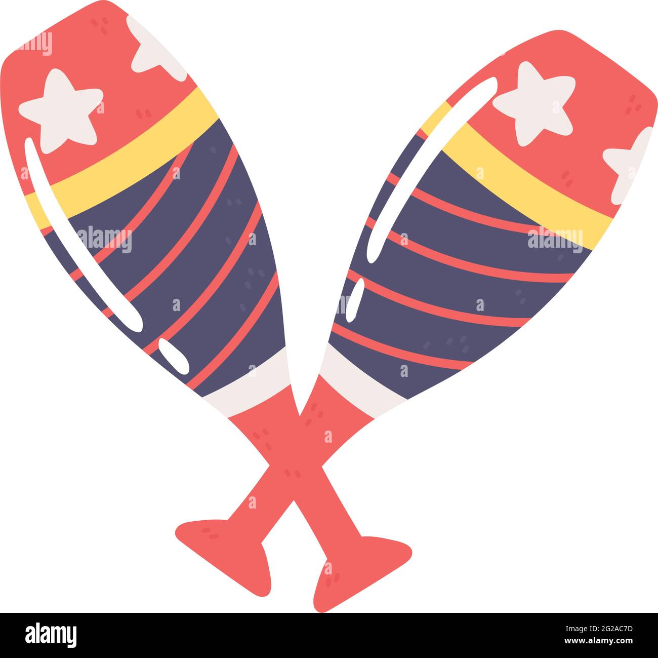 juggling clubs circus Stock Vector