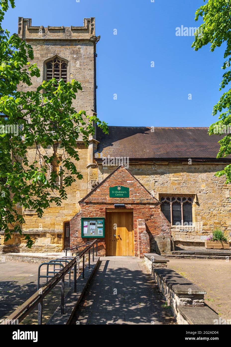 Views of beautiful Pershore Abbey, Pershore, Worcestershire, England