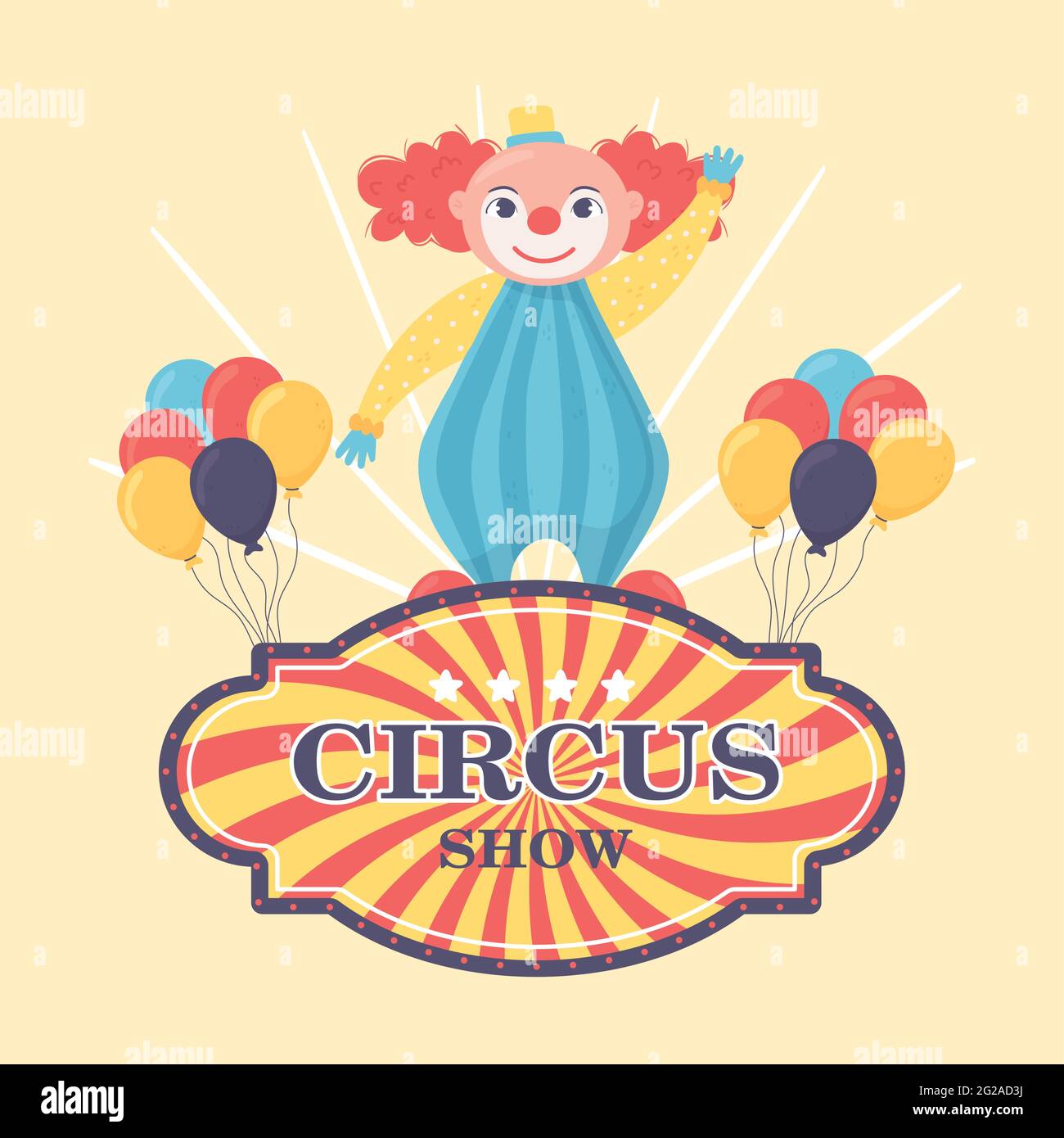 circus show clown Stock Vector Image & Art - Alamy