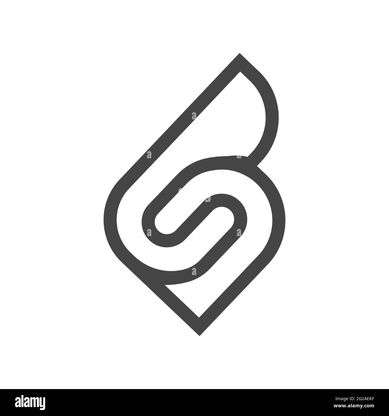 Alphabet Initials logo BS, SB, S and B Stock Vector Image & Art - Alamy