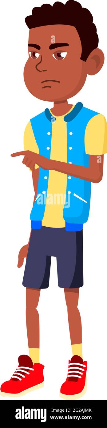basketball player boy pointing on rival team cartoon vector Stock ...