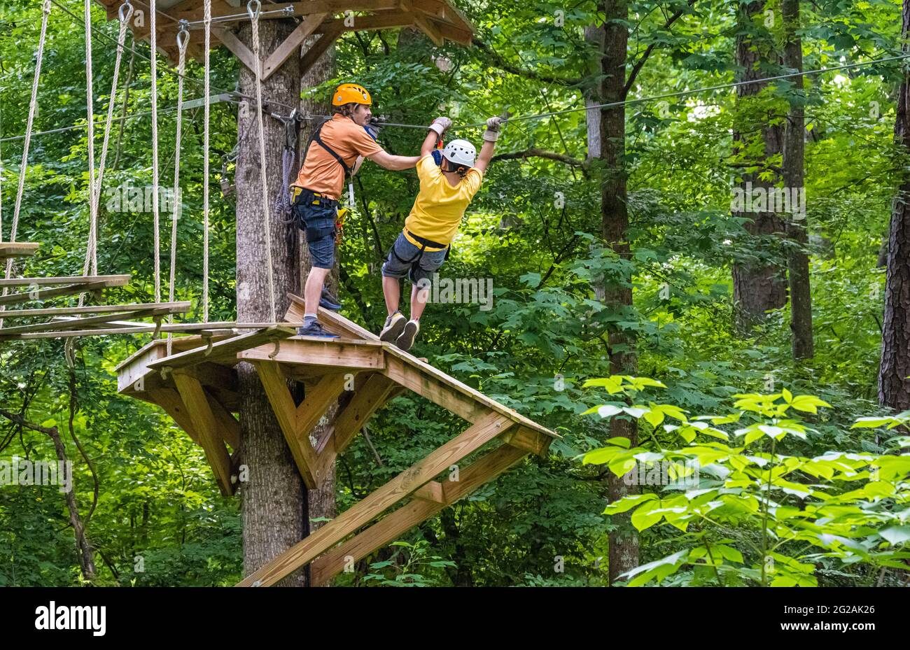 Challenging and exciting family fun at Screaming Eagle Aerial