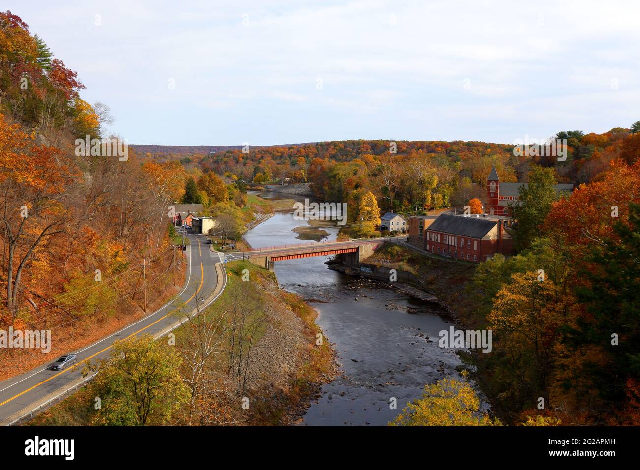 Keator Avenue Bridge over Rondout Creek leading into Rosendale Village