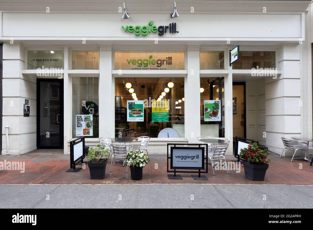 Veggie Grill, 12 W 23rd St, New York, NYC storefront photo of a fast