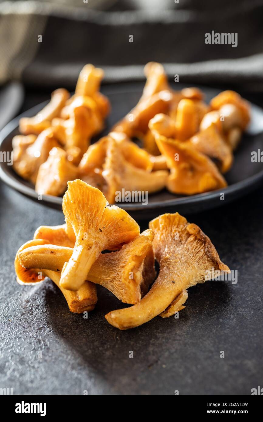 Frozen chanterelle mushroom hires stock photography and images Alamy