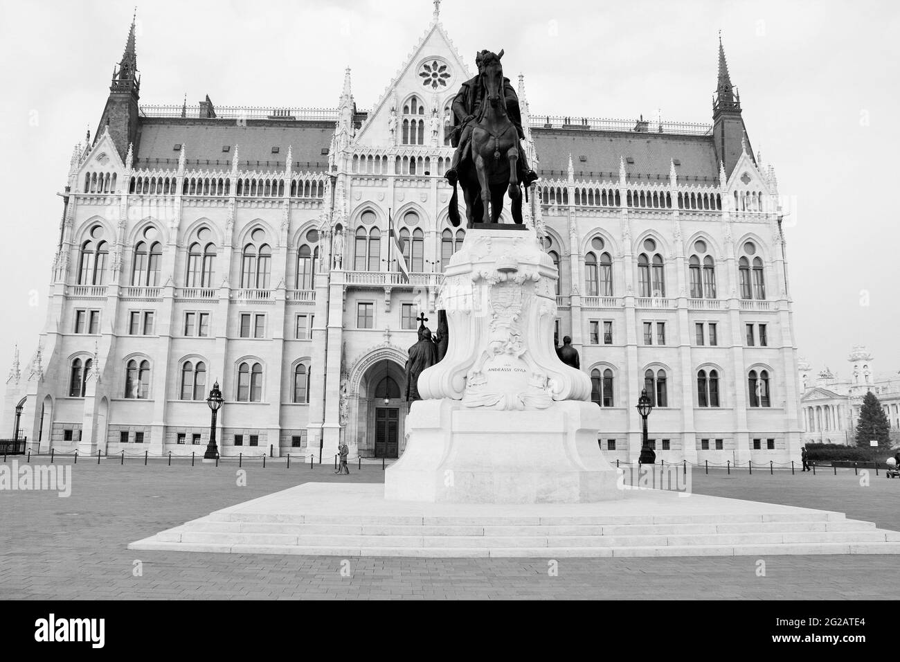 The Hungarian Parliament Building, also known as the Parliament of Budapest Stock Photo