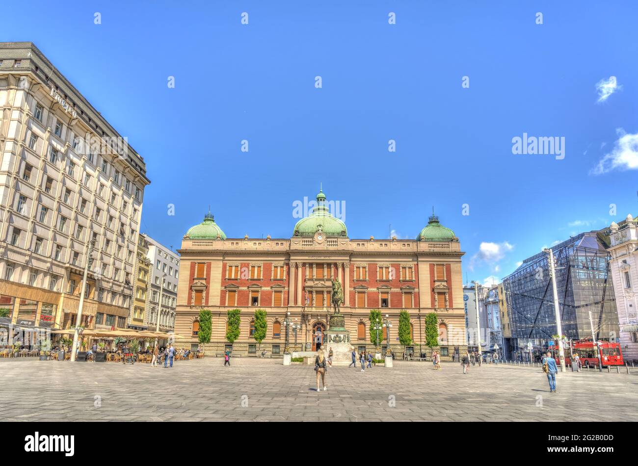 Belgrade landmarks, HDR Image Stock Photo - Alamy