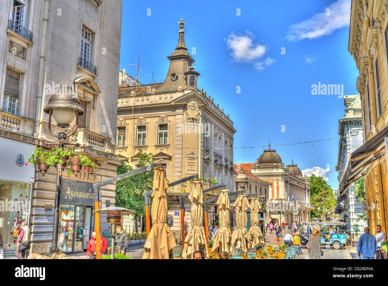 Belgrade landmarks, HDR Image Stock Photo - Alamy