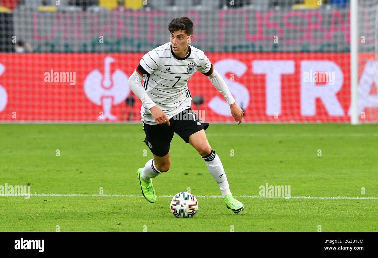 Test match for Euro 2020, Merkur-Spiel-Arena Düsseldorf: Germany - Latvia 7:1; Kai Havertz (GER). Stock Photo