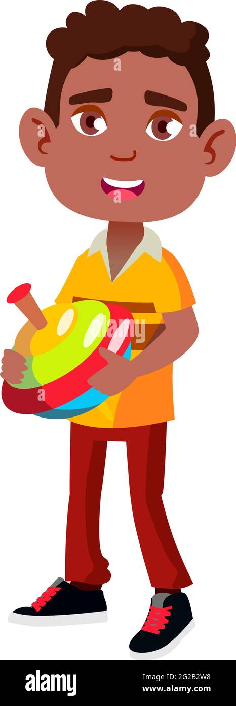 happiness indian boy playing with humming top cartoon vector Stock Vector  Image & Art - Alamy