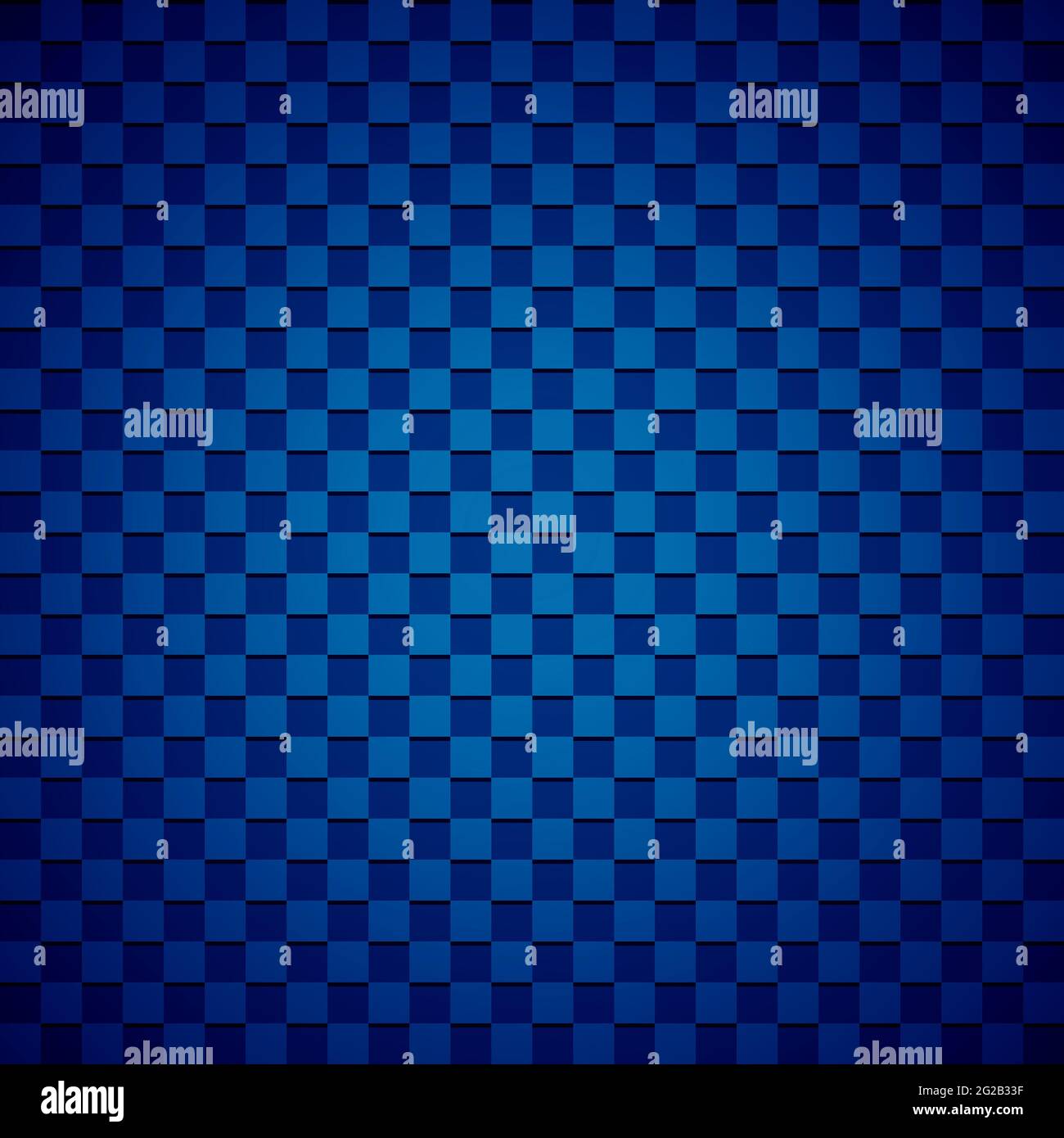 Blue checkered background Stock Photo