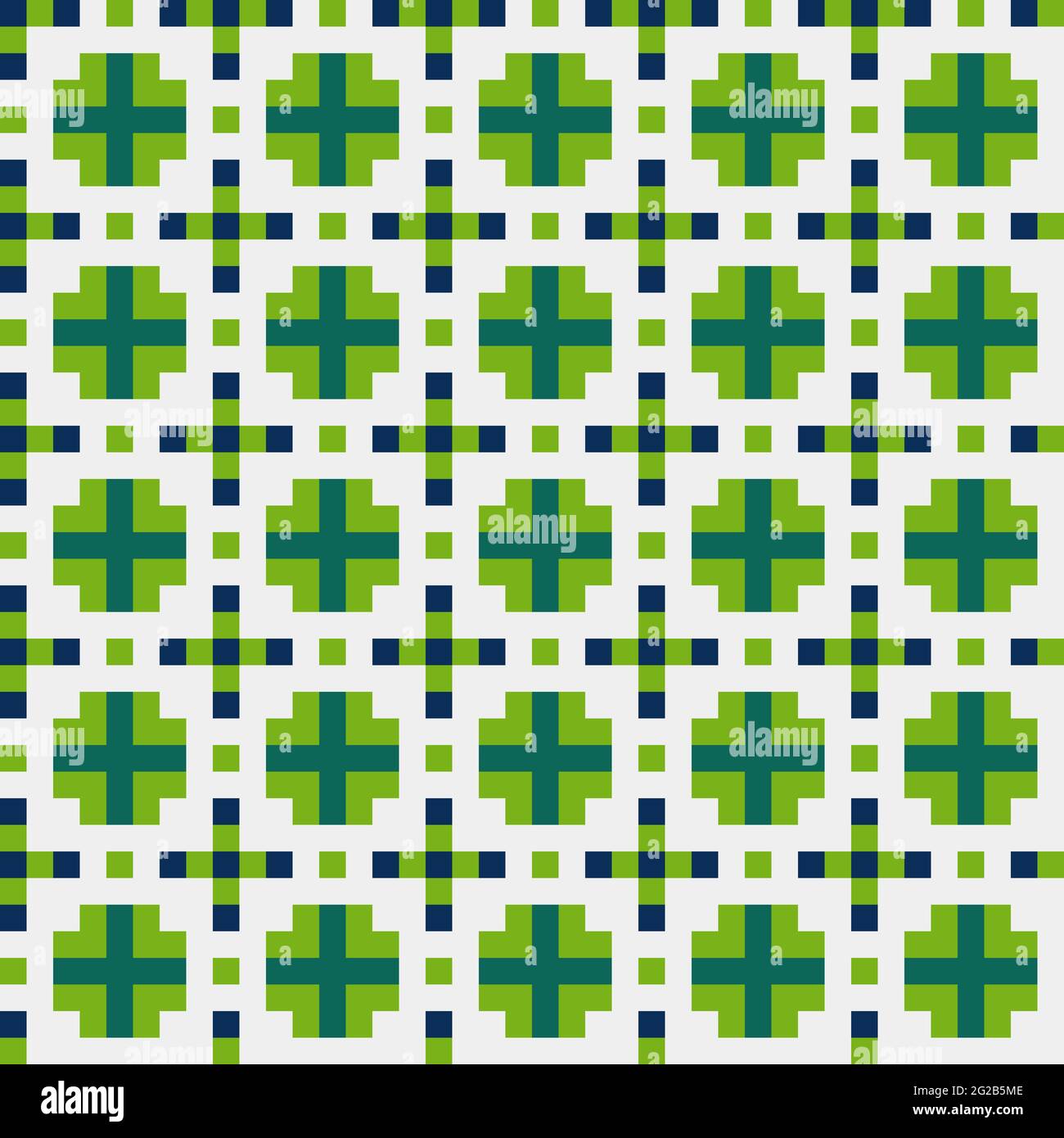Abstract Cross-Pattern Dotted generative computational art illustration Stock Vector